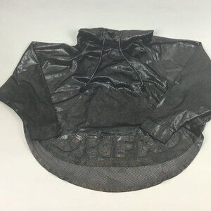 Forever 21 Mesh/Net Swing Top w/ Hood